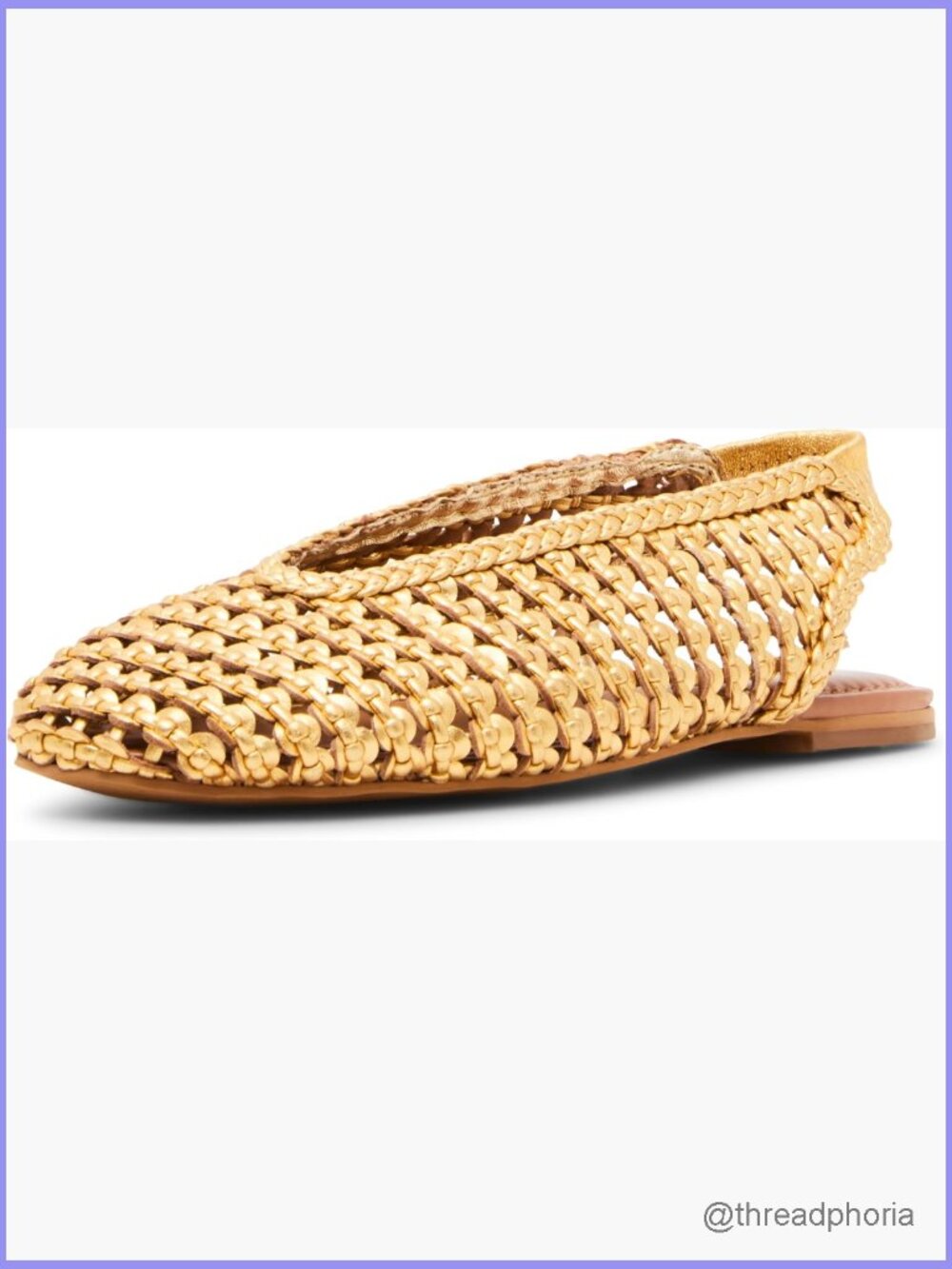 Ballet Flat, Pull-On Style, Cushioned Insole, Leather & Nylon
